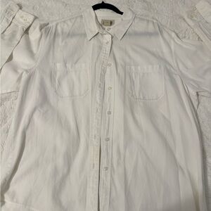 st. john’s bay white button up